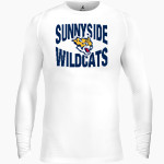 SUNNYSIDE HIGH SCHOOL WILDCATS <span class="pdp-name-mascot">SUNNYSIDE WILDCATS</span> BSN SPORTS Men's Long Sleeve Compression Top Front Thumbnail