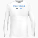 Connecticut Attack <span class="pdp-name-mascot">Attack Lightning</span> BSN SPORTS Men's Long Sleeve Compression Top Front Thumbnail