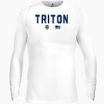 Triton Vikings <span class="pdp-name-mascot">Triton Regional Vikings</span> BSN SPORTS Men's Long Sleeve Compression Top Front Thumbnail