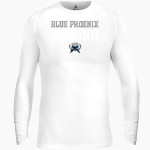 STEM Innovation Academy of the Oranges we rise together <span class="pdp-name-mascot">STEM Phoenix</span> BSN SPORTS Men's Long Sleeve Compression Top Front Thumbnail