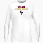 Scotts Valley Falcons BSN SPORTS Men's Long Sleeve Compression Top Front Thumbnail