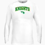 Community College of Rhode Island Knights <span class="pdp-name-mascot">COMMUNITY COLLEGE OF RHODE ISLAND Knights</span> BSN SPORTS Men's Long Sleeve Compression Top Front Thumbnail