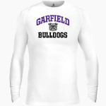 Garfield Bulldogs BSN SPORTS Men's Long Sleeve Compression Top Front Thumbnail