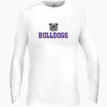 Garfield Bulldogs BSN SPORTS Men's Long Sleeve Compression Top Front Thumbnail