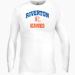 Riverton Hawks BSN SPORTS Men's Long Sleeve Compression Top Front Thumbnail
