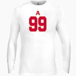 ATHENS HIGH SCHOOL RED HAWKS BSN SPORTS Men's Long Sleeve Compression Top Front Thumbnail
