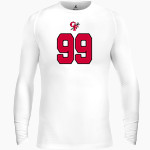 GREAT FALLS HIGH SCHOOL RED DEVILS BSN SPORTS Men's Long Sleeve Compression Top Front Thumbnail