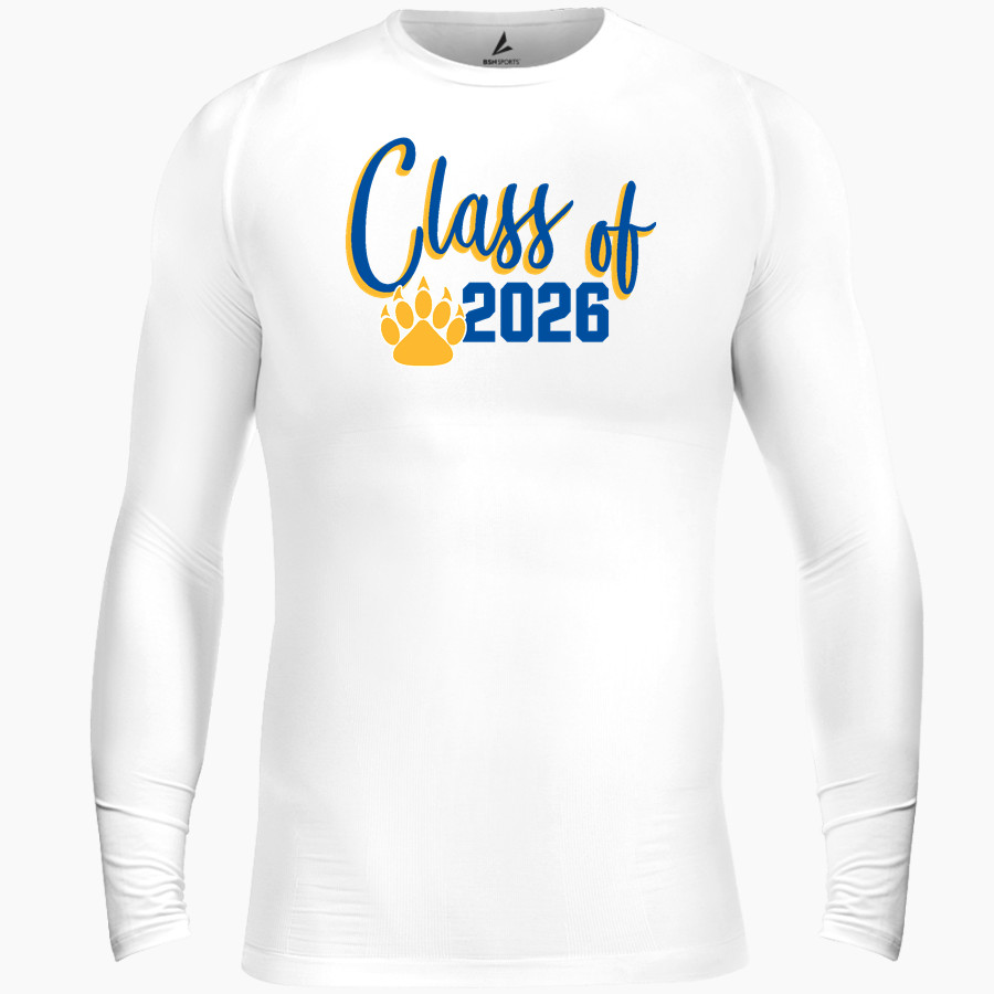 WADENA DEER CREEK HIGH SCHOOL WOLVERINES BSN SPORTS Men's Long Sleeve Compression Top