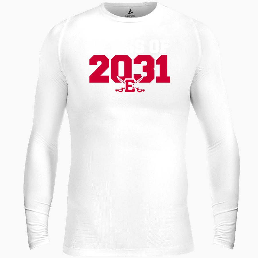 EMERSON HIGH SCHOOL CAVALIERS BSN SPORTS Men's Long Sleeve Compression Top