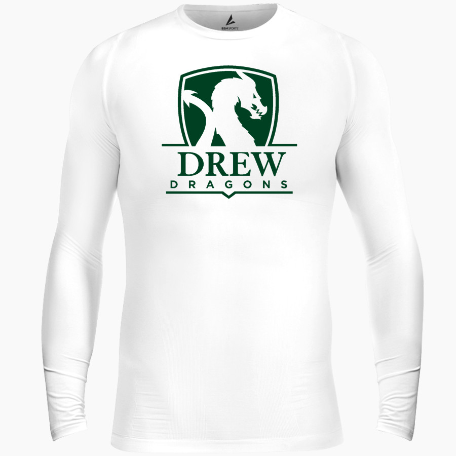 Drew Dragons BSN SPORTS Men's Long Sleeve Compression Top