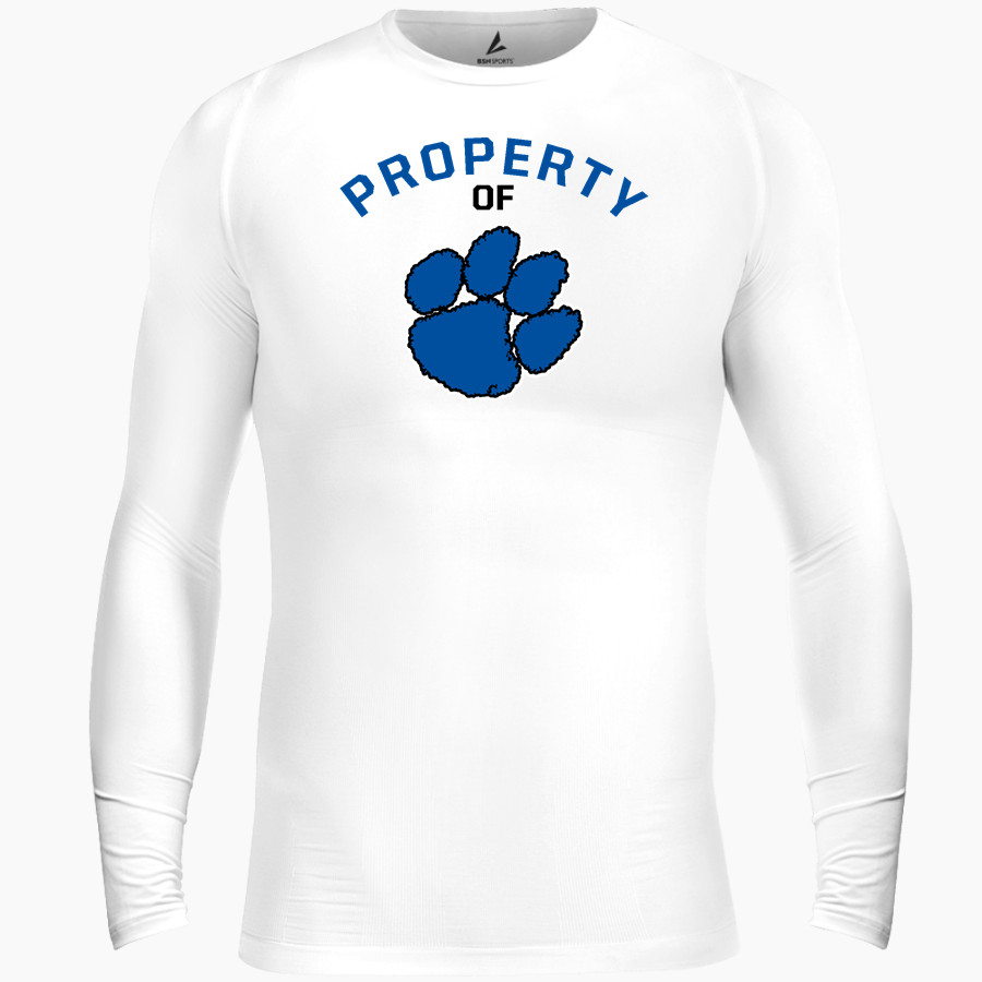 Spring Hill Panthers <span class="pdp-name-mascot">Spring Hill Panthers</span> BSN SPORTS Men's Long Sleeve Compression Top