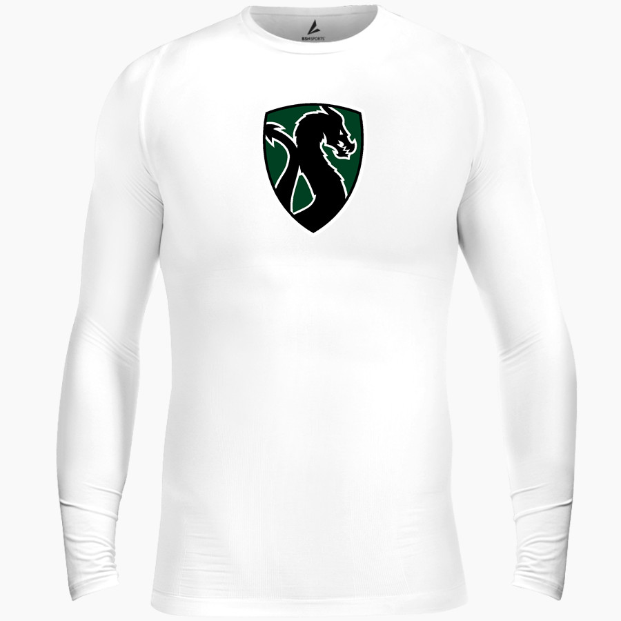 Drew Dragons <span class="pdp-name-mascot">Drew School Dragons</span> BSN SPORTS Men's Long Sleeve Compression Top