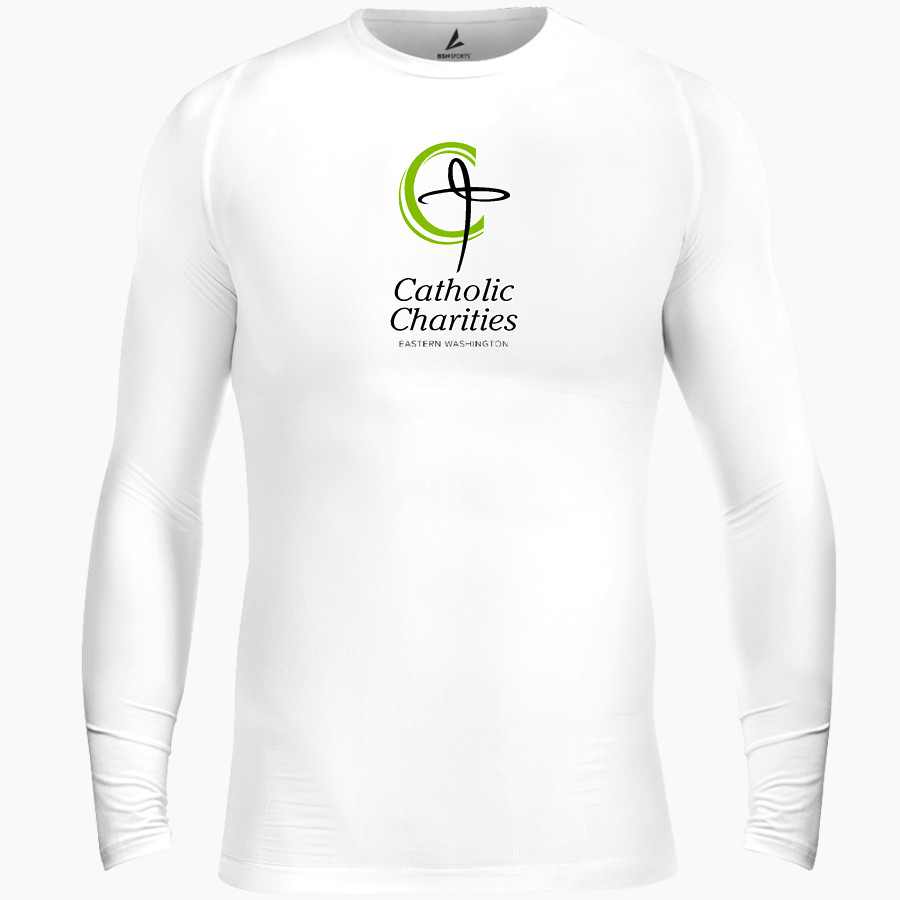 Catholic Charities of Eastern WA Catholic Charities BSN SPORTS Men's Long Sleeve Compression Top