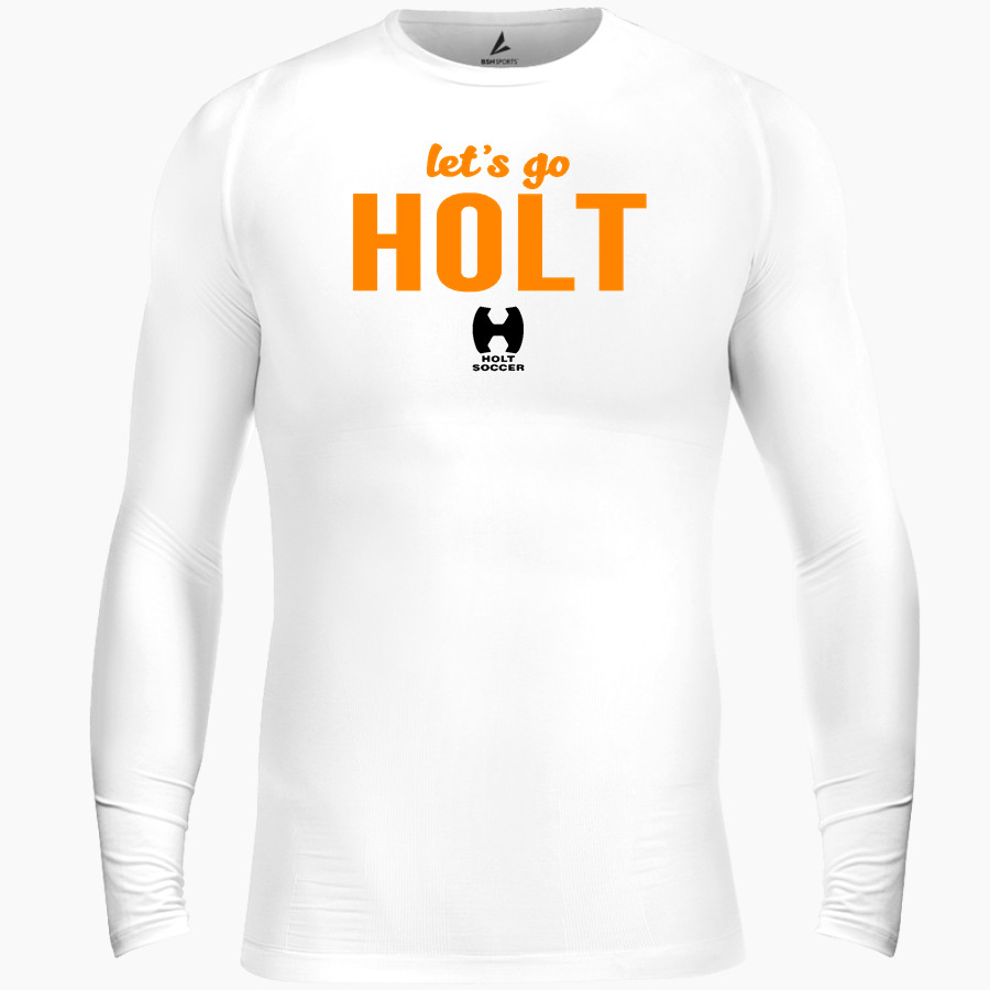 Holt Junior Rams Soccer Club BSN SPORTS Men's Long Sleeve Compression Top