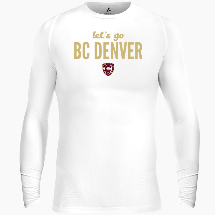 BC DENVER BC DENVER BSN SPORTS Men's Long Sleeve Compression Top