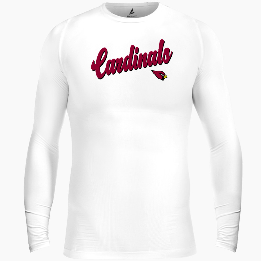 MAYVILLE HIGH SCHOOL CARDINALS <span class="pdp-name-mascot">MAYVILLE CARDINALS</span> BSN SPORTS Men's Long Sleeve Compression Top