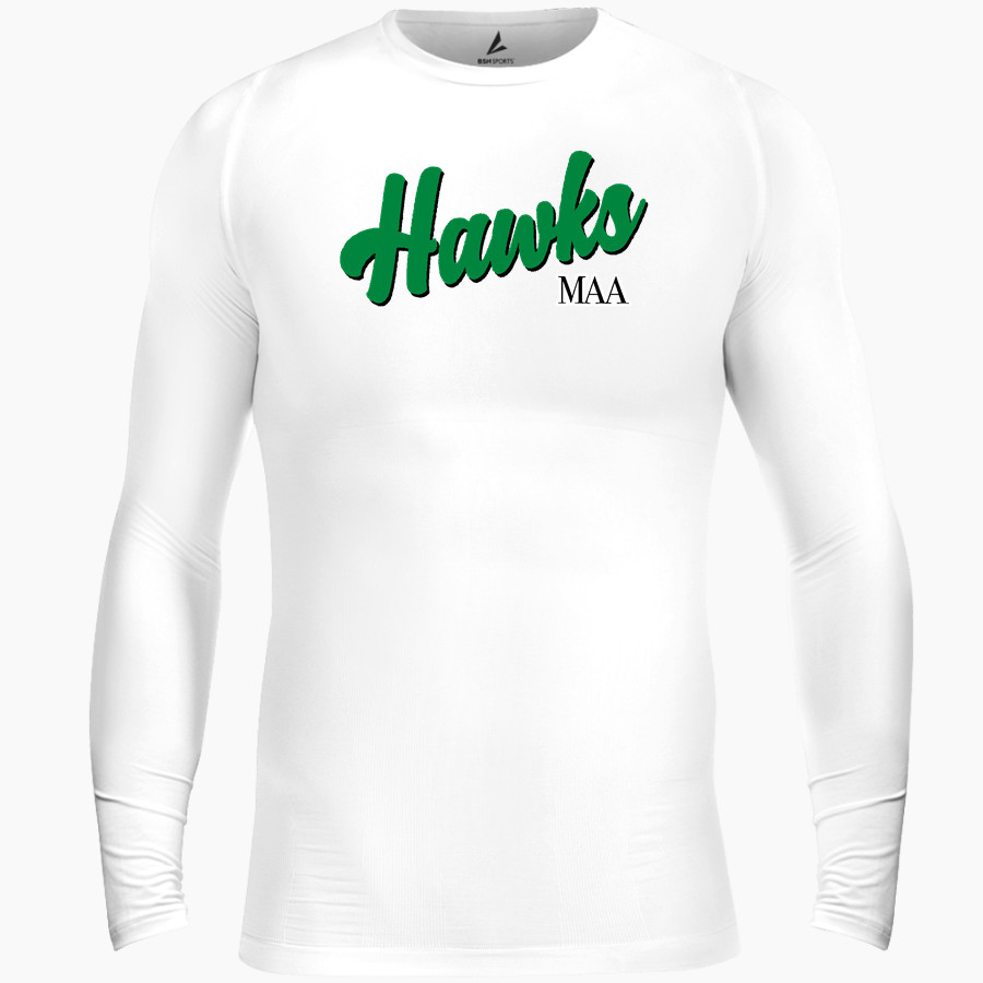Mount Alvernia Academy Hawks BSN SPORTS Men's Long Sleeve Compression Top