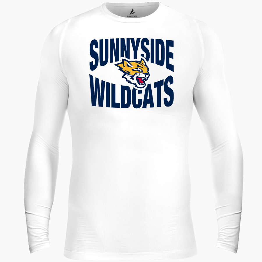 SUNNYSIDE HIGH SCHOOL WILDCATS <span class="pdp-name-mascot">SUNNYSIDE WILDCATS</span> BSN SPORTS Men's Long Sleeve Compression Top