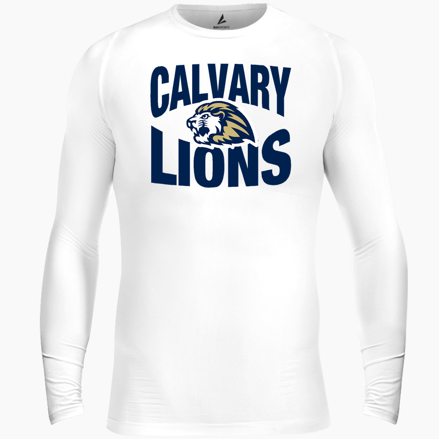 Calvary Lions <span class="pdp-name-mascot">Calvary Lions</span> BSN SPORTS Men's Long Sleeve Compression Top