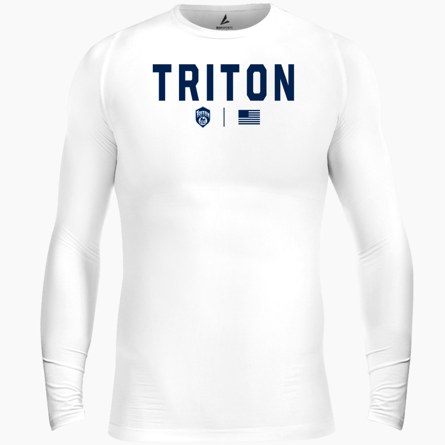 Triton Vikings <span class="pdp-name-mascot">Triton Regional Vikings</span> BSN SPORTS Men's Long Sleeve Compression Top