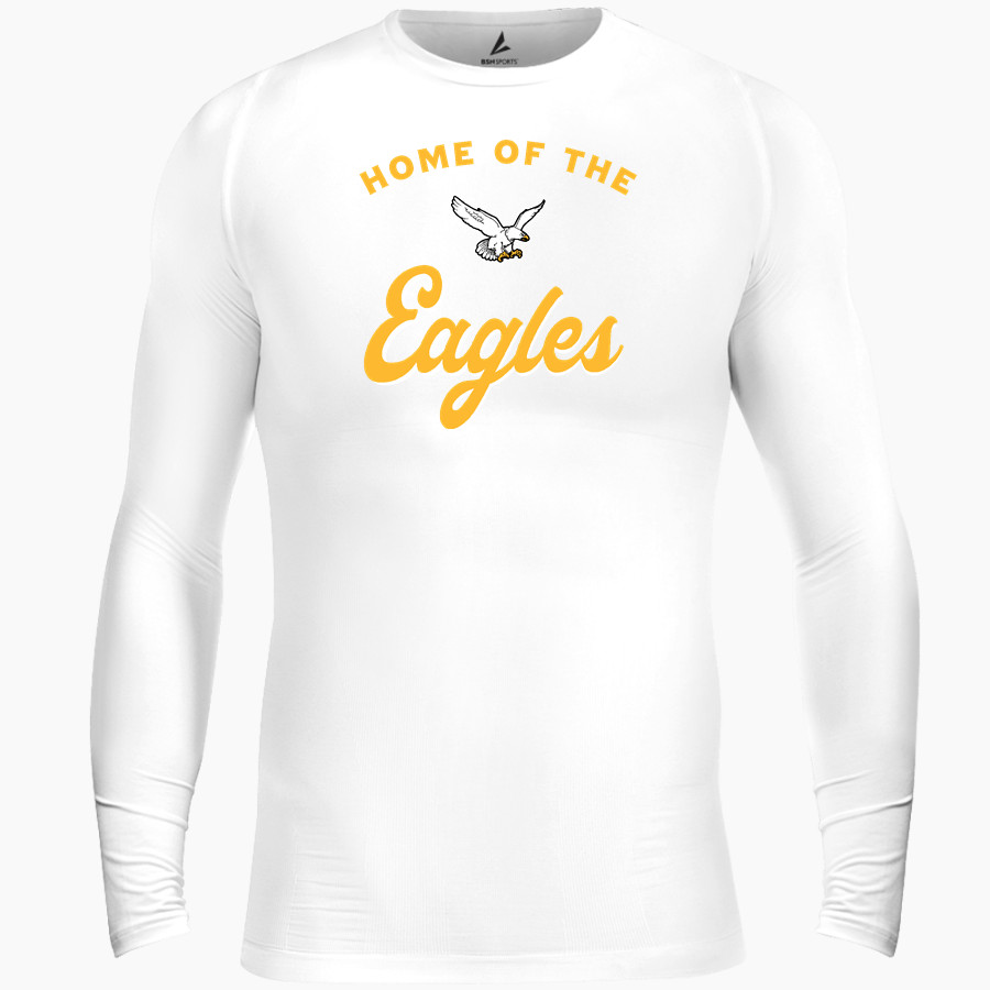Hudson's Bay Eagles BSN SPORTS Men's Long Sleeve Compression Top