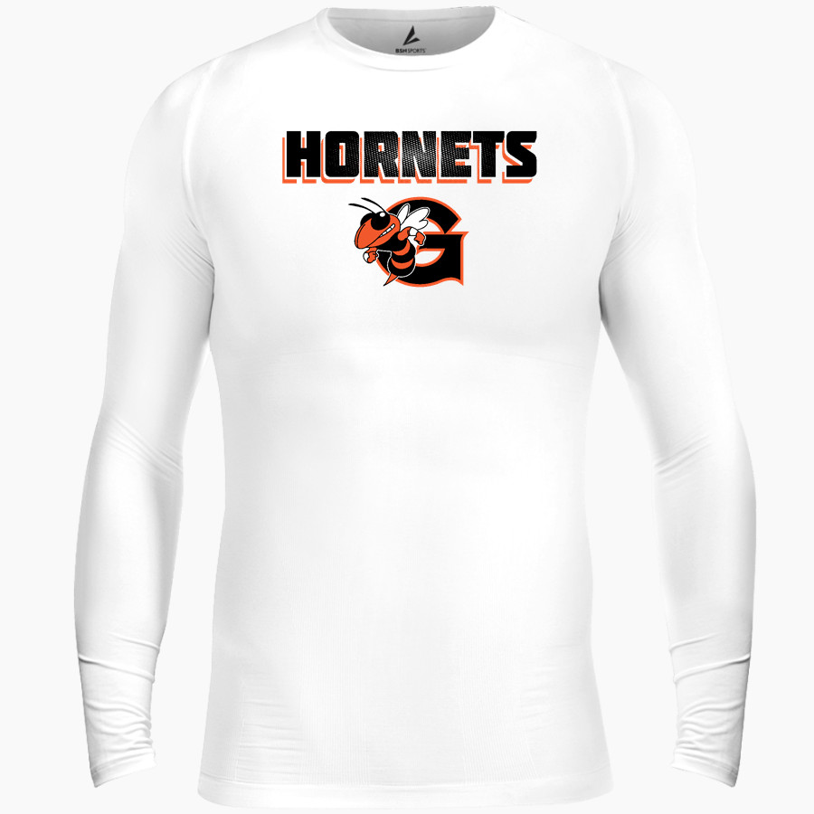 Giltner Hornets <span class="pdp-name-mascot">Giltner Hornets</span> BSN SPORTS Men's Long Sleeve Compression Top