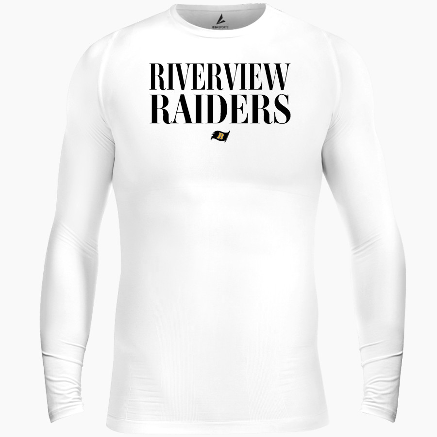 RIVERVIEW HIGH SCHOOL RAIDERS BSN SPORTS Men's Long Sleeve Compression Top