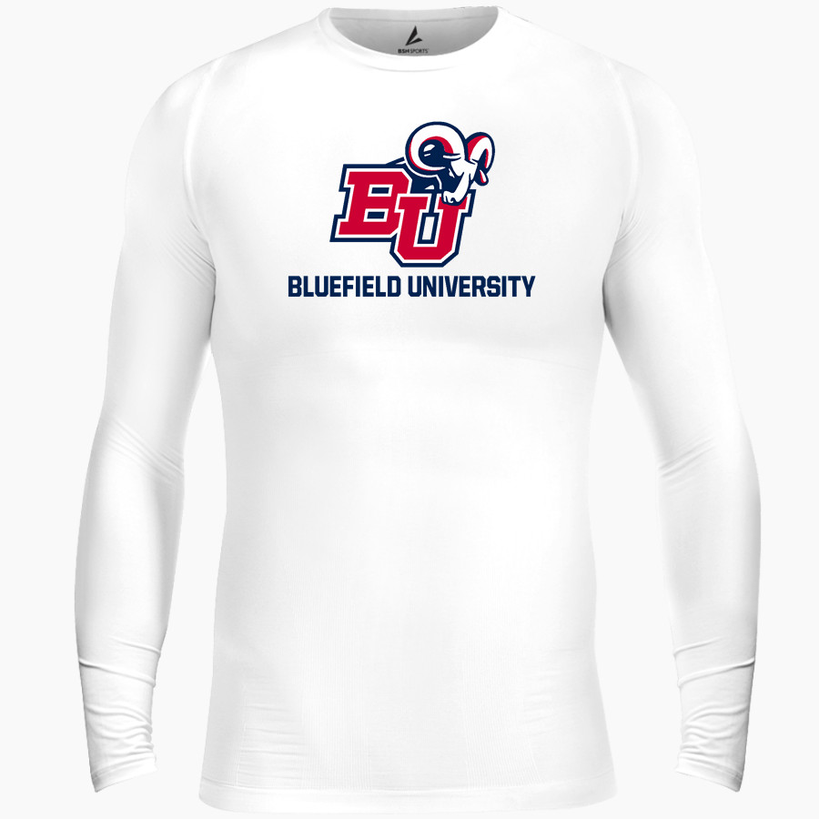 Bluefield University Sideline Store <span class="pdp-name-mascot">Bluefield University</span> BSN SPORTS Men's Long Sleeve Compression Top