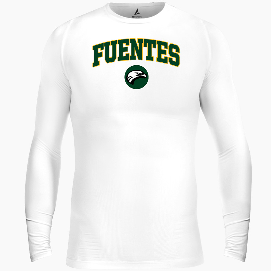 Fuentes Eagles BSN SPORTS Men's Long Sleeve Compression Top