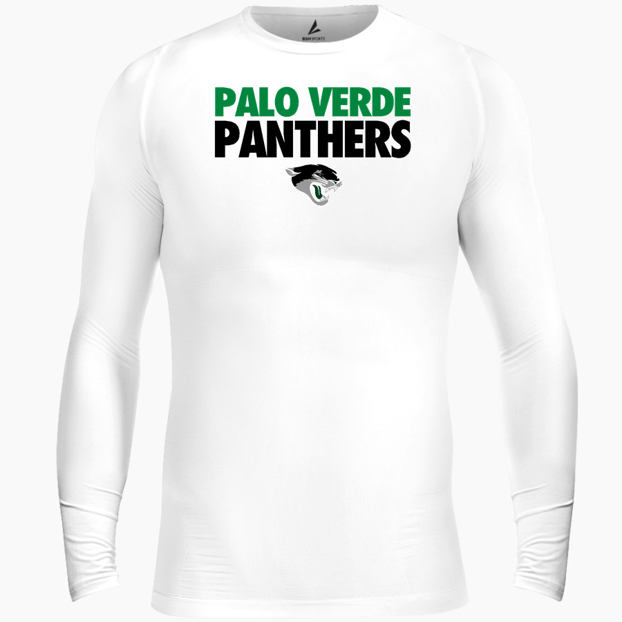 PALO VERDE HIGH SCHOOL PANTHERS <span class="pdp-name-mascot">PALO VERDE PANTHERS</span> BSN SPORTS Men's Long Sleeve Compression Top