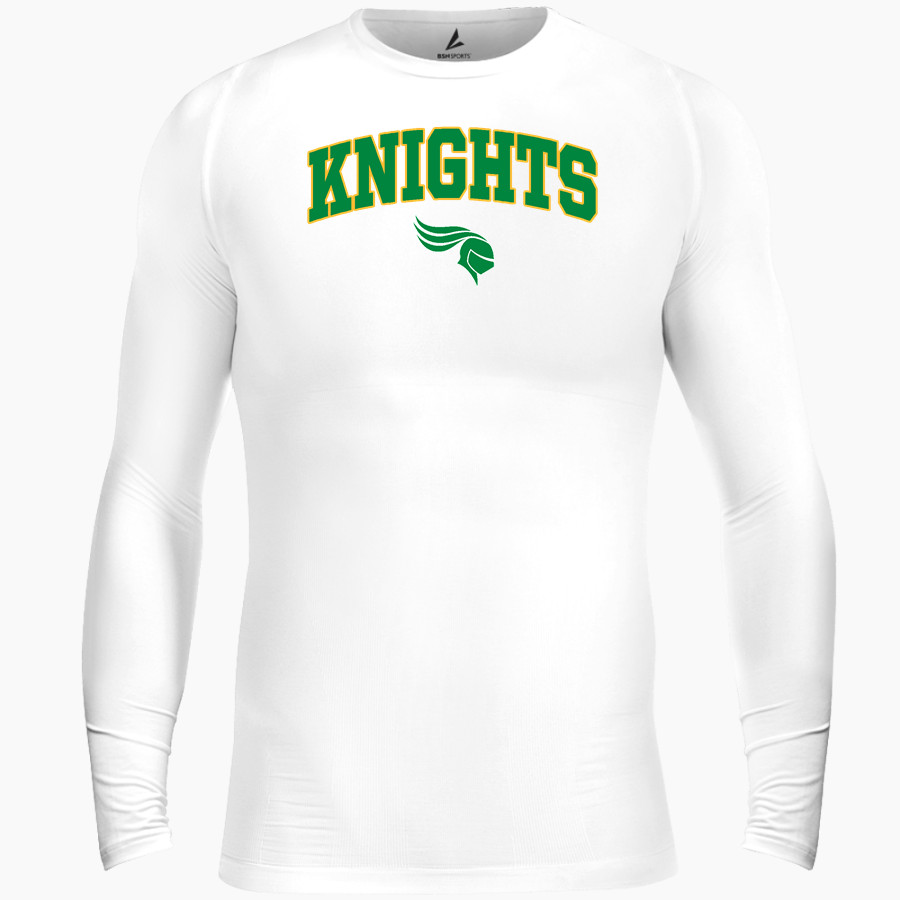 Community College of Rhode Island Knights <span class="pdp-name-mascot">COMMUNITY COLLEGE OF RHODE ISLAND Knights</span> BSN SPORTS Men's Long Sleeve Compression Top