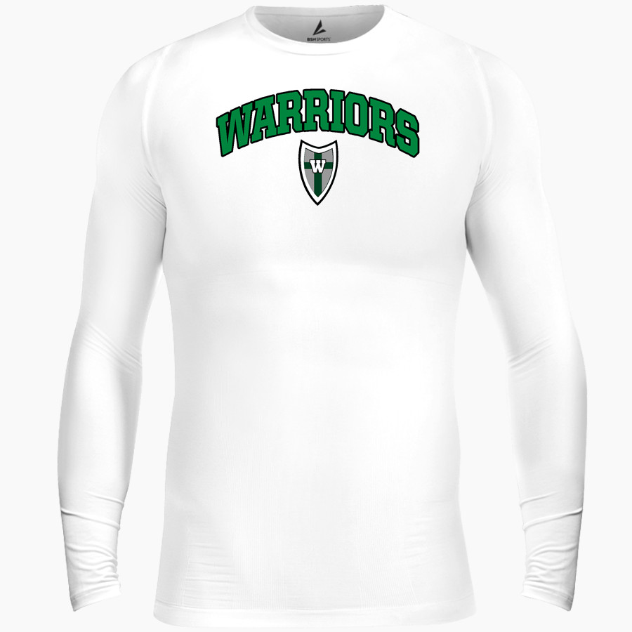 West Lutheran Warriors BSN SPORTS Men's Long Sleeve Compression Top