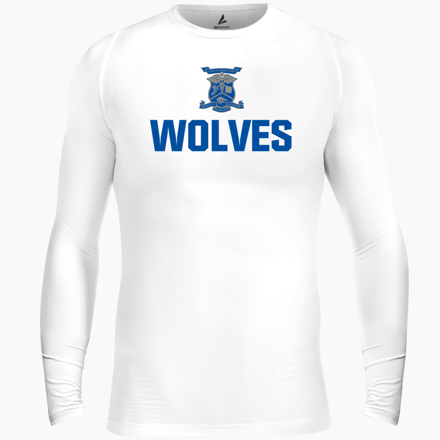 PBS HSA Wolves BSN SPORTS Men's Long Sleeve Compression Top