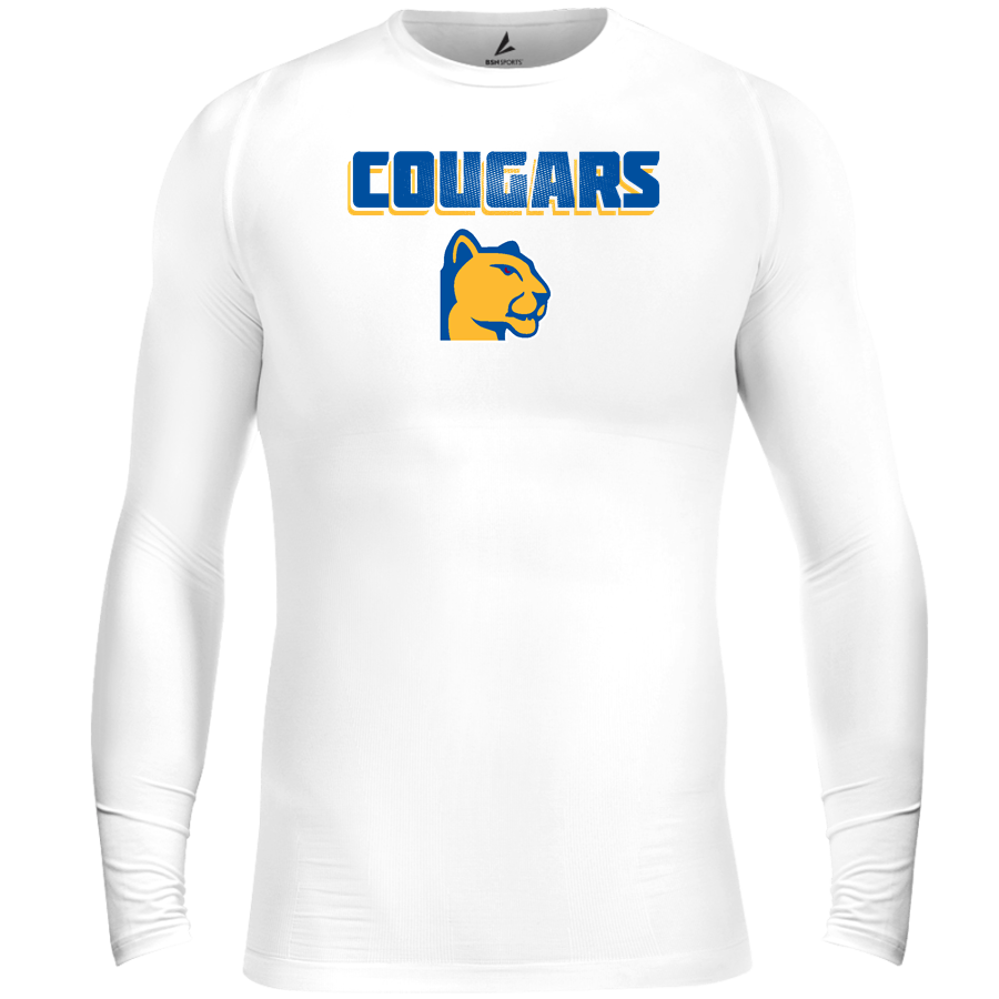 CULBRETH Cougars <span class="pdp-name-mascot">GREY CULBRETH MIDDLE SCHOOL Cougars</span> BSN SPORTS Men's Long Sleeve Compression Top