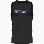 Breck Mustangs BSN SPORTS Men's Sleeveless Compression Top Front Thumbnail