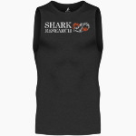 Shark Research & Conservation The Official Online Store BSN SPORTS Men's Sleeveless Compression Top Front Thumbnail
