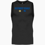 SOUTHWEST DEKALB HIGH SCHOOL PANTHERS BSN SPORTS Men's Sleeveless Compression Top Front Thumbnail
