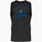 Mountainburg Dragons <span class="pdp-name-mascot">Mountainburg Dragons</span> BSN SPORTS Men's Sleeveless Compression Top Front Thumbnail