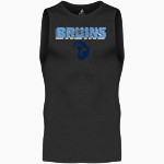 BARTLESVILLE HIGH SCHOOL BRUINS <span class="pdp-name-mascot">BARTLESVILLE BRUINS</span> BSN SPORTS Men's Sleeveless Compression Top Front Thumbnail