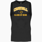CRANDALL HIGH SCHOOL PIRATES BSN SPORTS Men's Sleeveless Compression Top Front Thumbnail