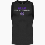 Ella Fitzgerald Jazz <span class="pdp-name-mascot">Ella Fitzgerald Jazz</span> BSN SPORTS Men's Sleeveless Compression Top Front Thumbnail