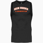 Shark Research & Conservation The Official Online Store BSN SPORTS Men's Sleeveless Compression Top Front Thumbnail