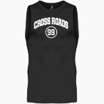 CROSS ROADS HIGH SCHOOL BOBCATS <span class="pdp-name-mascot">CROSS ROADS BOBCATS</span> BSN SPORTS Men's Sleeveless Compression Top Front Thumbnail