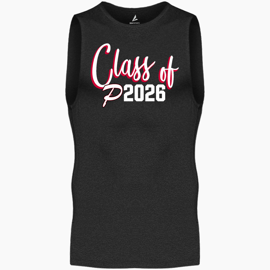 Pulaski Red Raiders BSN SPORTS Men's Sleeveless Compression Top