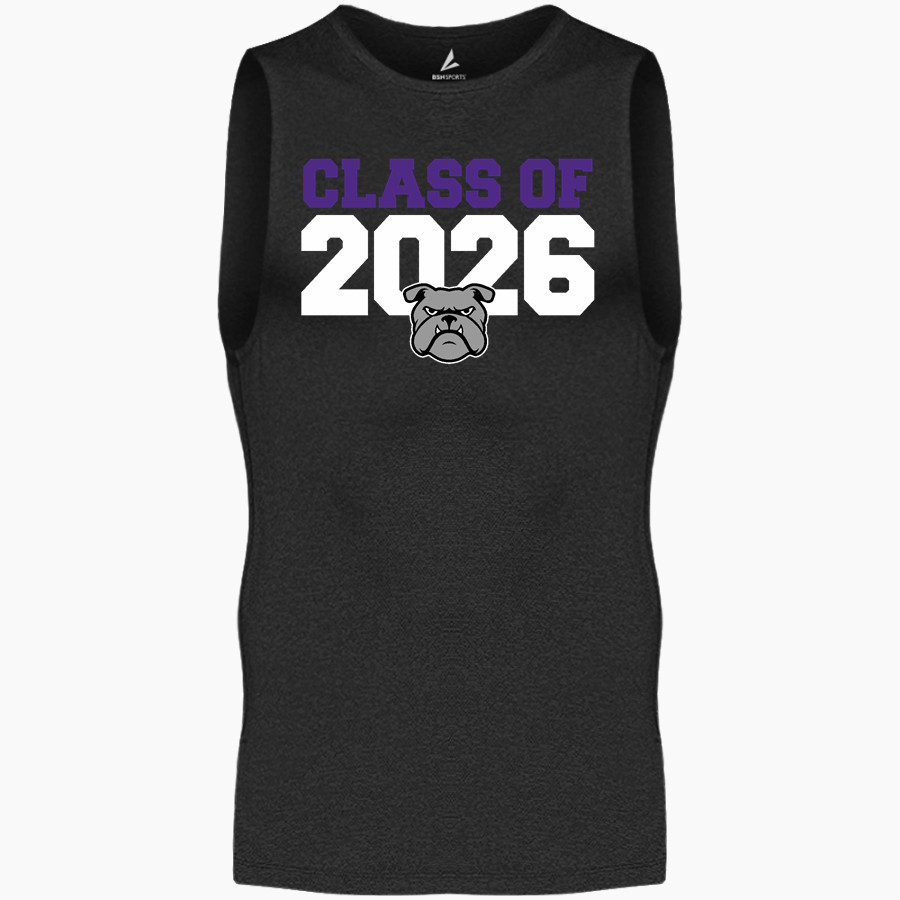 Garfield Bulldogs BSN SPORTS Men's Sleeveless Compression Top