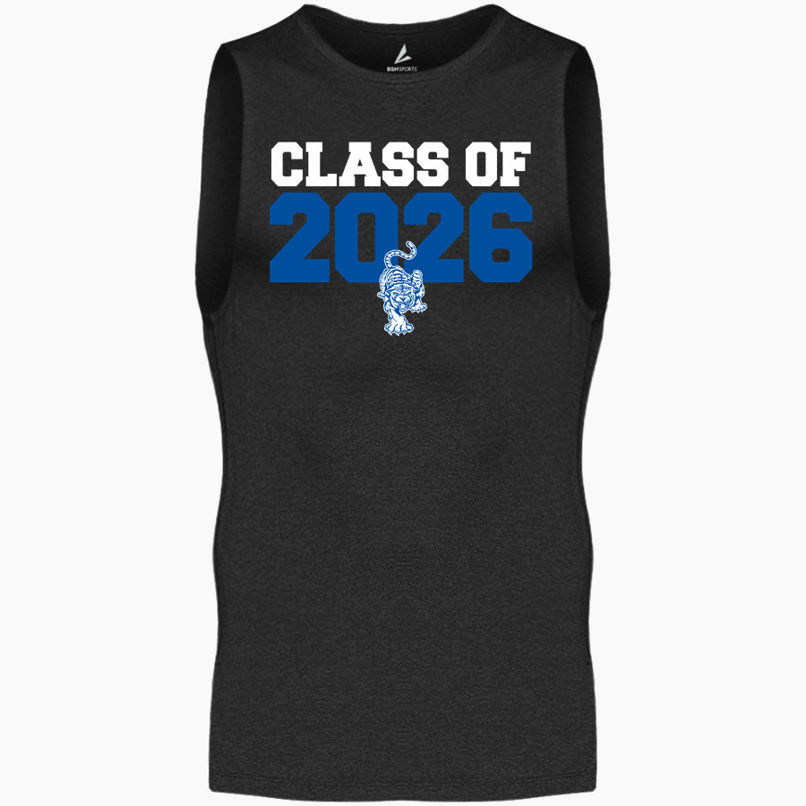 WENDELL PHILLIPS ACADEMY WILDCATS <span class="pdp-name-mascot">WENDELL PHILLIPS ACADEMY WILDCATS</span> BSN SPORTS Men's Sleeveless Compression Top