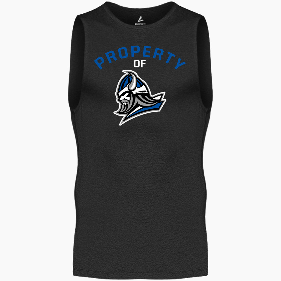 Winnebago Lutheran Vikings Online Store BSN SPORTS Men's Sleeveless Compression Top