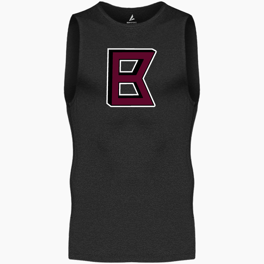 BERTHOUD HIGH SCHOOL SPARTANS <span class="pdp-name-mascot">BERTHOUD SPARTANS</span> BSN SPORTS Men's Sleeveless Compression Top