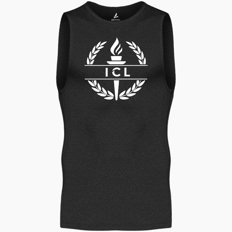ICL Academy <span class="pdp-name-mascot">ICL Academy</span> BSN SPORTS Men's Sleeveless Compression Top
