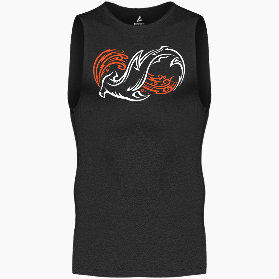 Shark Research & Conservation The Official Online Store BSN SPORTS Men's Sleeveless Compression Top